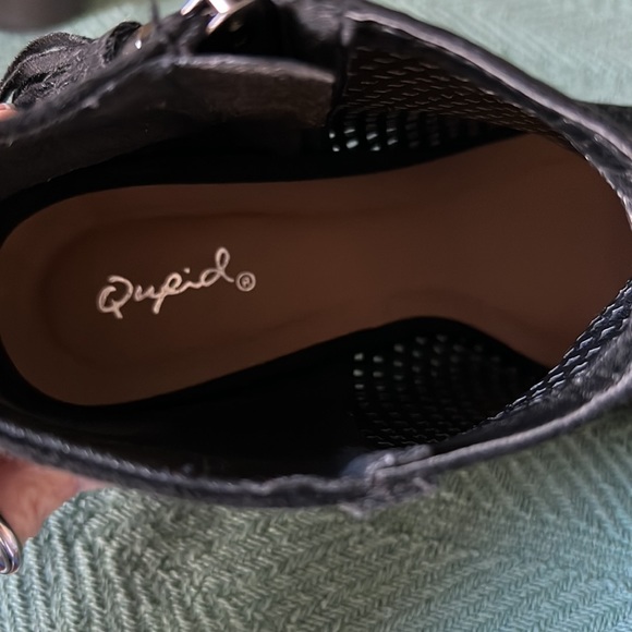 Qupid open toe booties size 9 - Picture 4 of 4